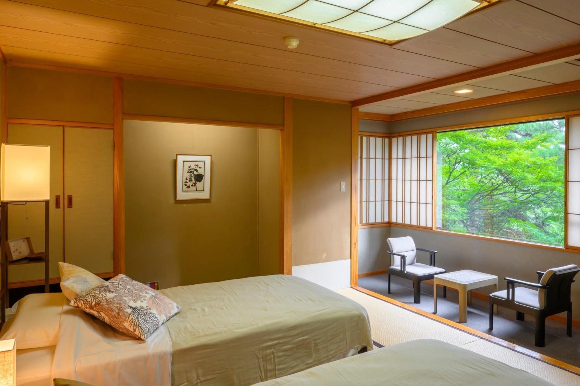 Senkeien Tsukioka Hotel Kaminoyama Ngoại thất bức ảnh