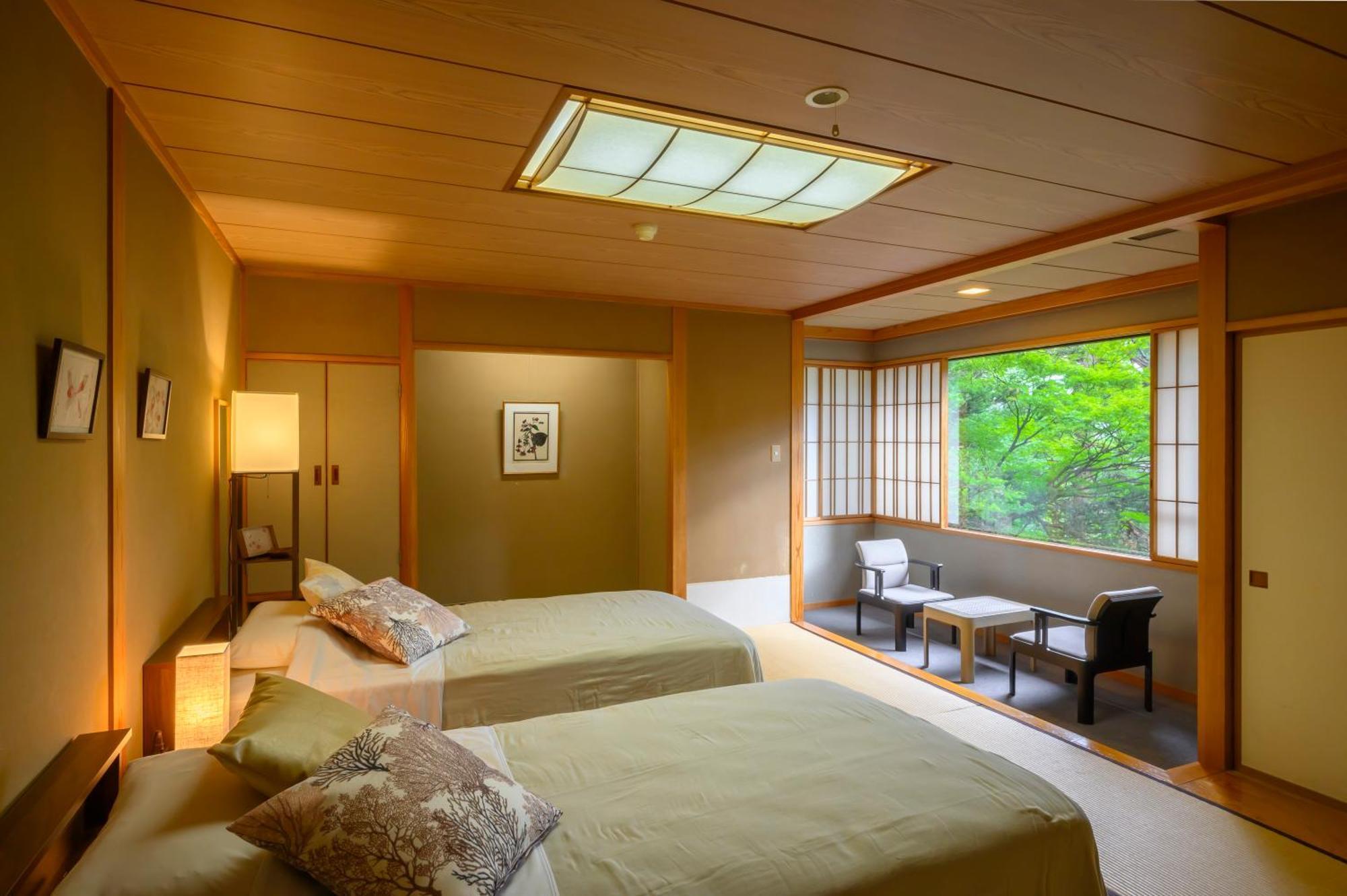 Senkeien Tsukioka Hotel Kaminoyama Ngoại thất bức ảnh